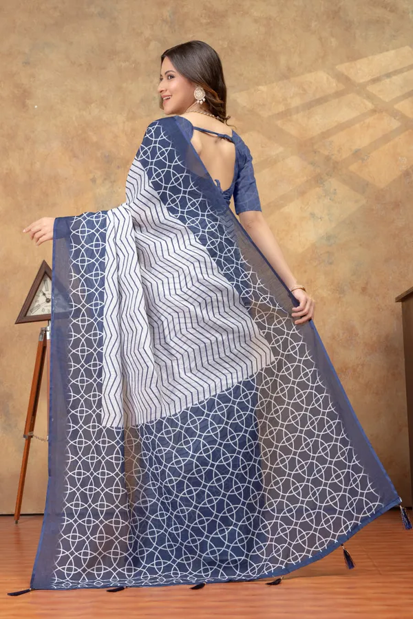 Grey_Linen_Cotton_Saree_For_Women