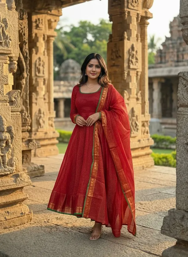 Woven_Design_Kurta_With_Dupatta