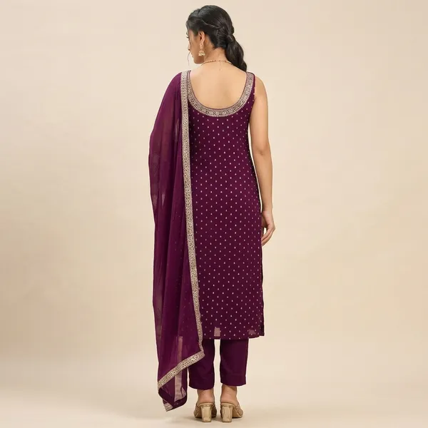 Purple_Reyon_Kurta_Set_For_Women