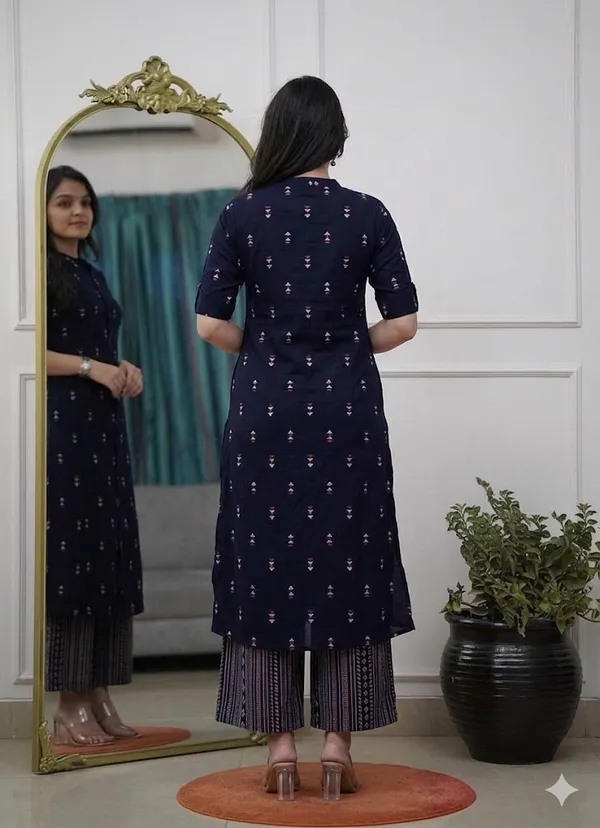 Woman_Rayon_Kurta_And_Pant_Set