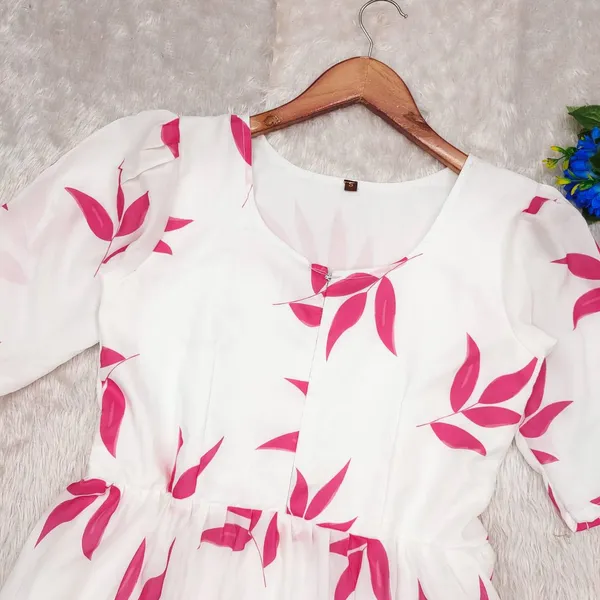 White_Cotton_Gown_For_Women