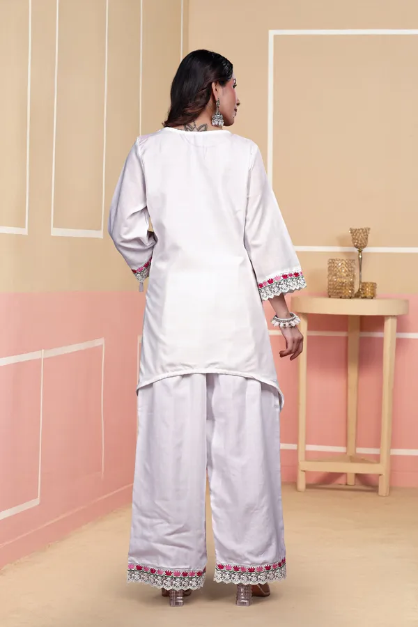 White_Lilan_Cotton_Co-Ords_Set_For_Women