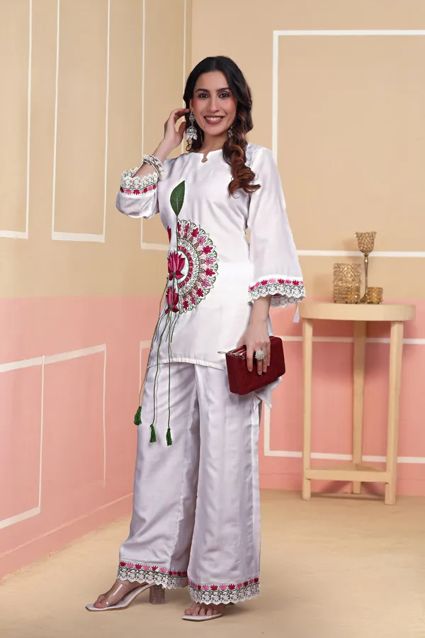 White_Lilan_Cotton_Co-Ords_Set_For_Women