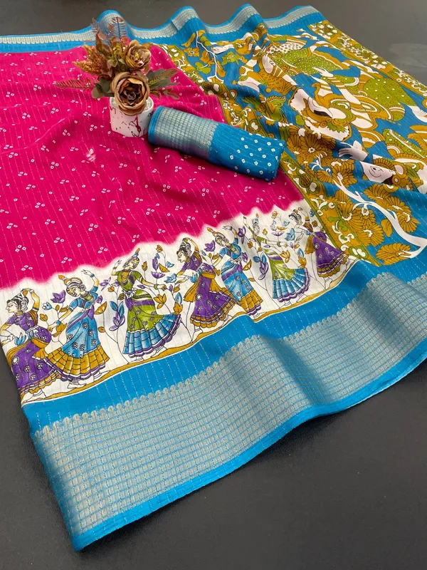 Pink_Dola_Silk_Saree_For_Women