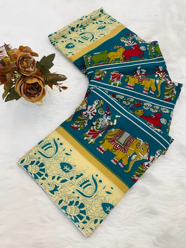 Blue_Dola_Silk_Saree_For_Women