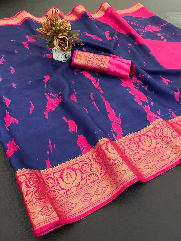 Blue_Dola_Silk_Saree_For_Women