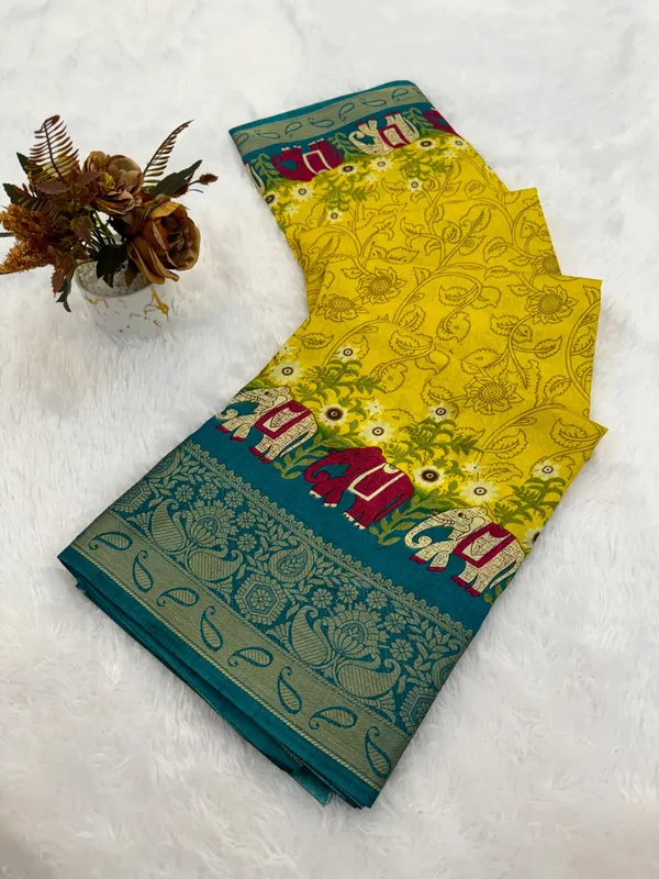 Yellow_Dola_Silk_Saree_For_Women