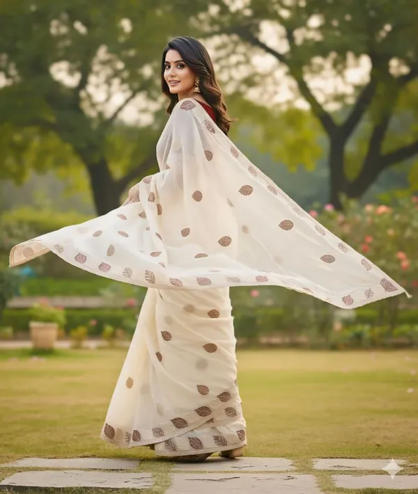 Soft_Silk_Fabric_Saree_With_Blouse_Piece