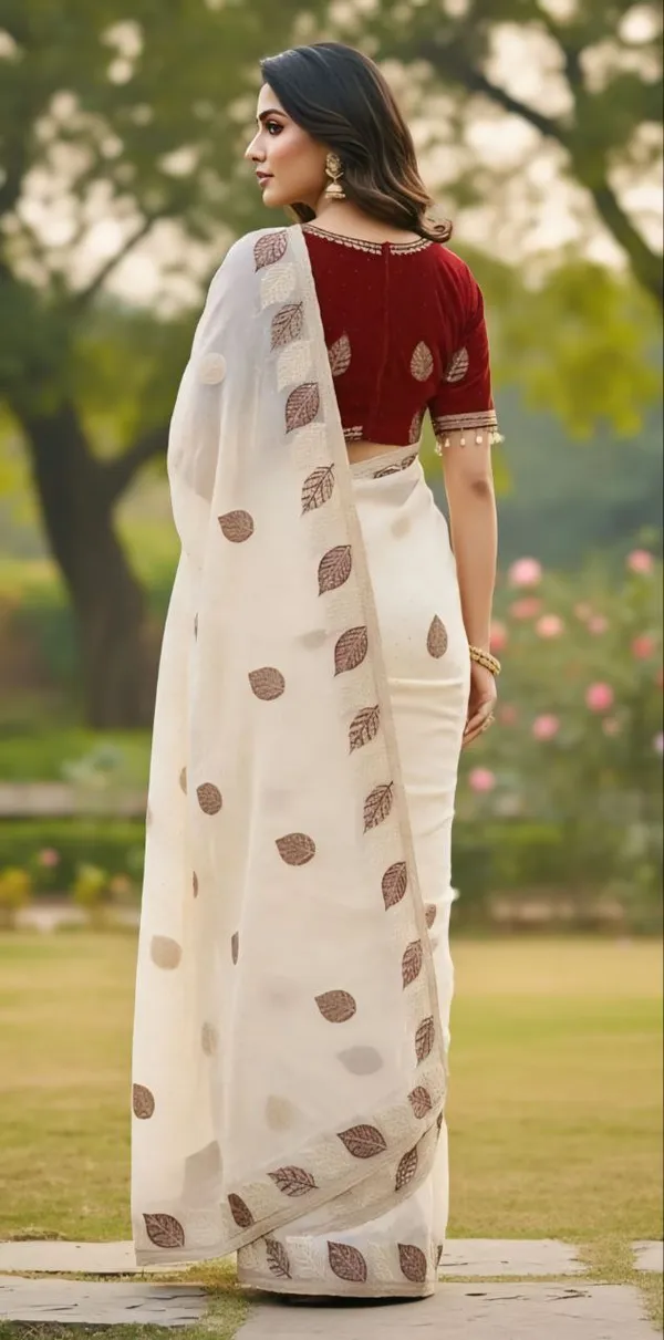 Soft_Silk_Fabric_Saree_With_Blouse_Piece