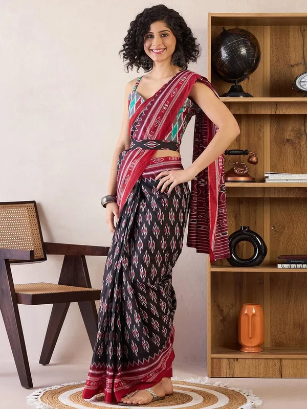 Black_Cotton_Saree_For_Women