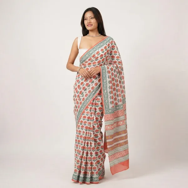 Red_Cotton_Saree_For_Women