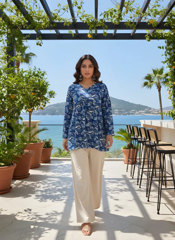 Woman_Blue_Rayon_Fancy_Tunic