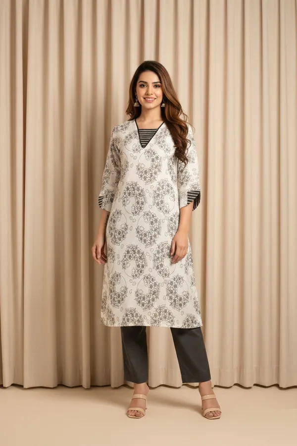 Woman_Cotton_Printed_A-Line_Kurti