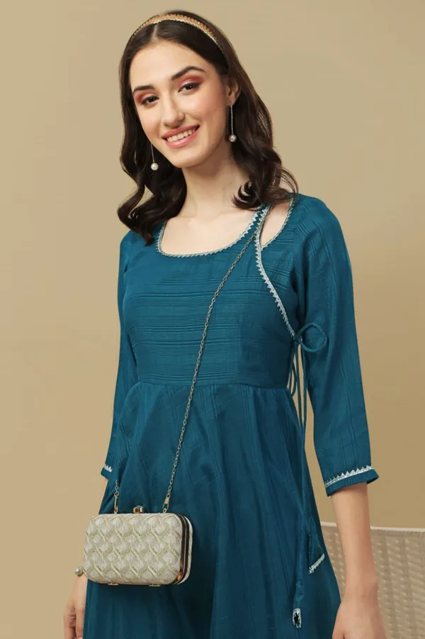 Blue_Georgette_Only_Kurti_For_Women
