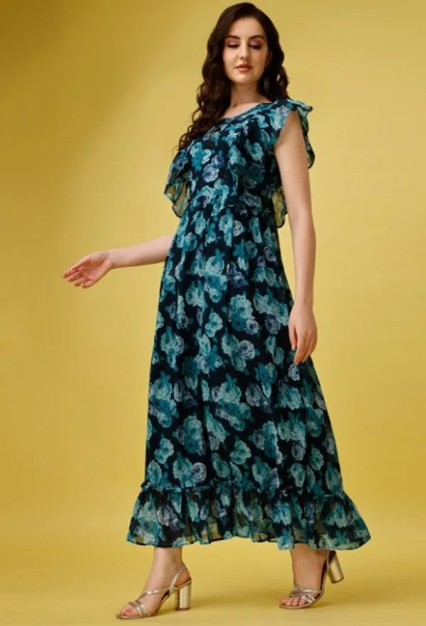 Blue_Georgette_Gown_For_Women