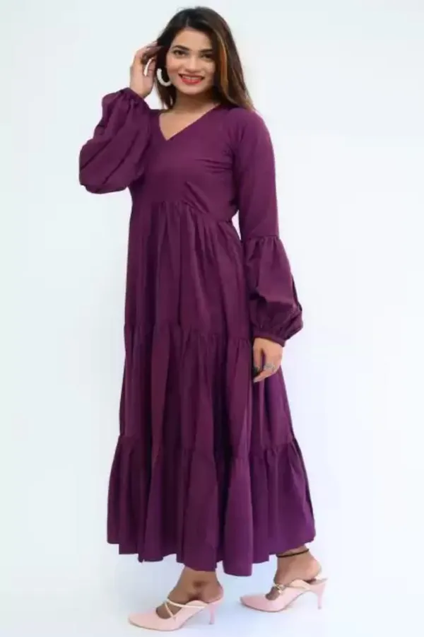 Purple_Silk_Gown_For_Women