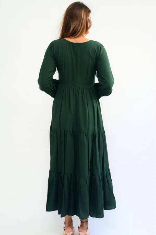 Green_Silk_Gown_For_Women