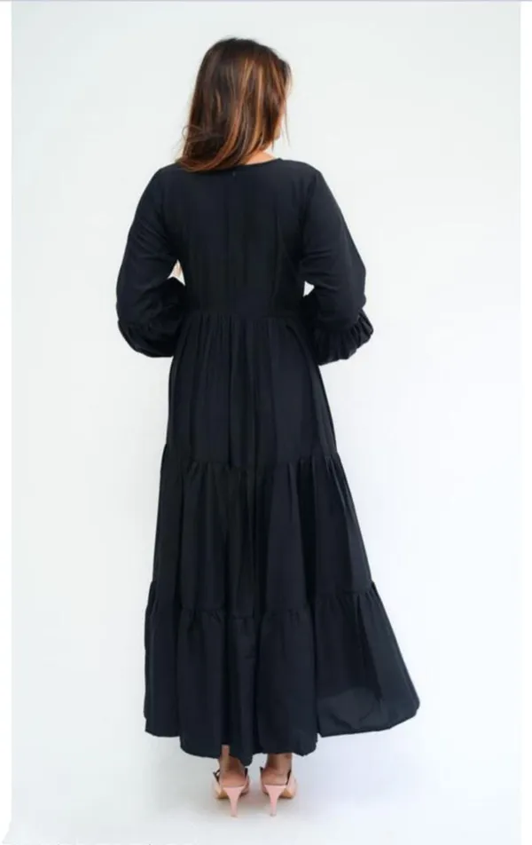 Black_Silk_Gown_For_Women