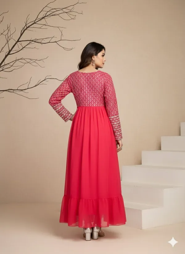 Red_Georgette_Gown_For_Women