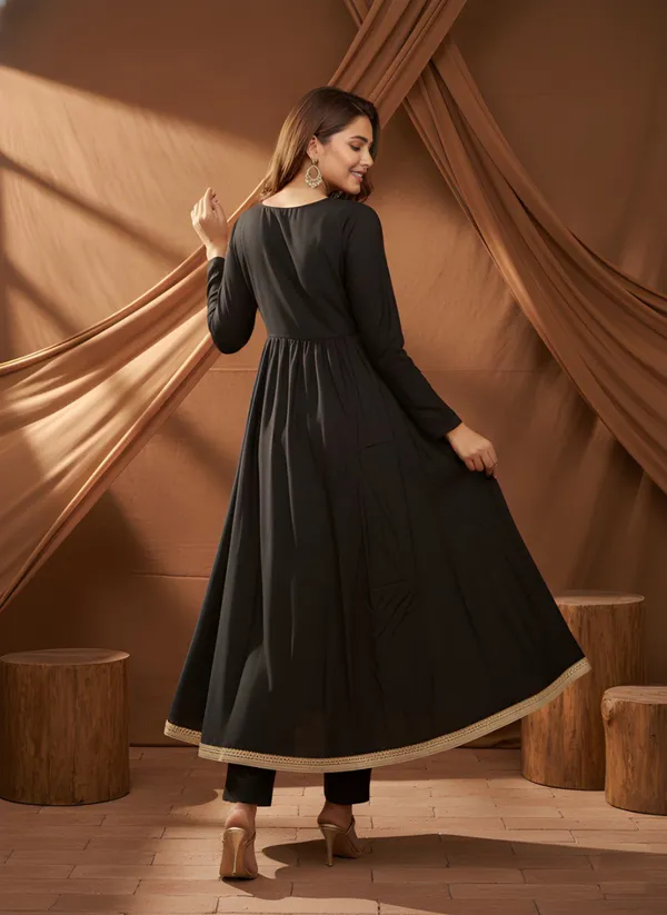 Black_Rayon_Anarkali_And_Pant_For_Women