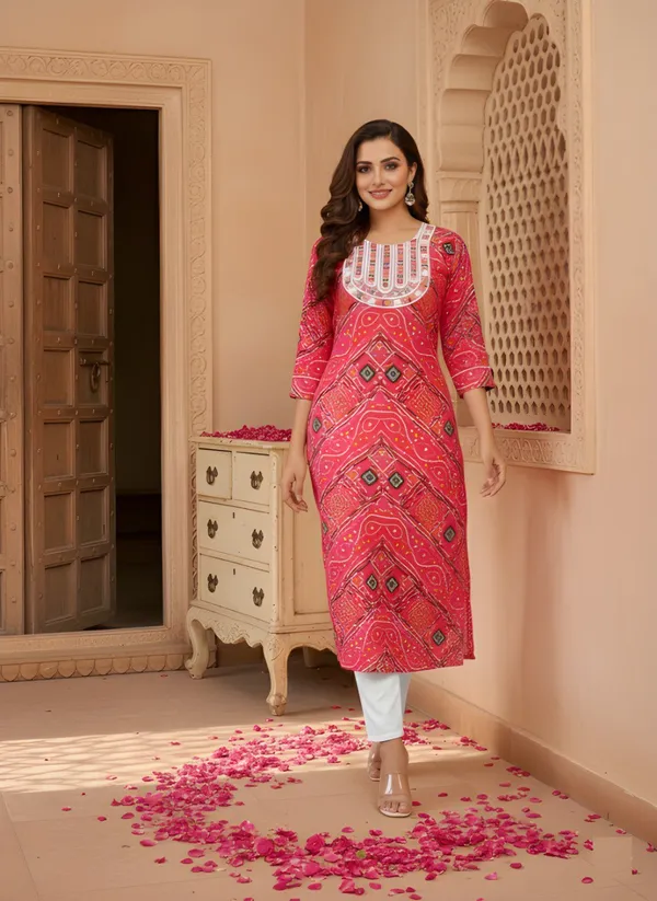 Pink_Cotton_Kurti_For_Women