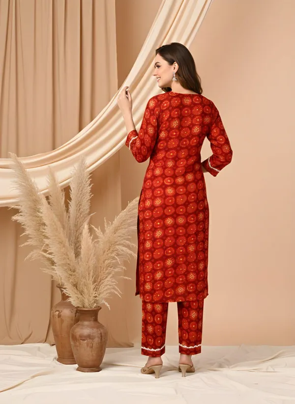 Red_Soft_Cotton_Co-Ords_Set_For_Women