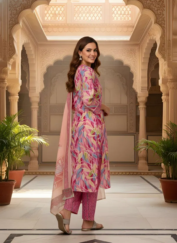 Pink_Roman_Silk_Kurta_Set_For_Women