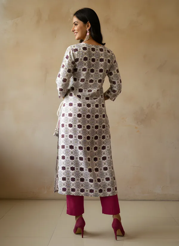White_Cotton_Only_Kurti_For_Women