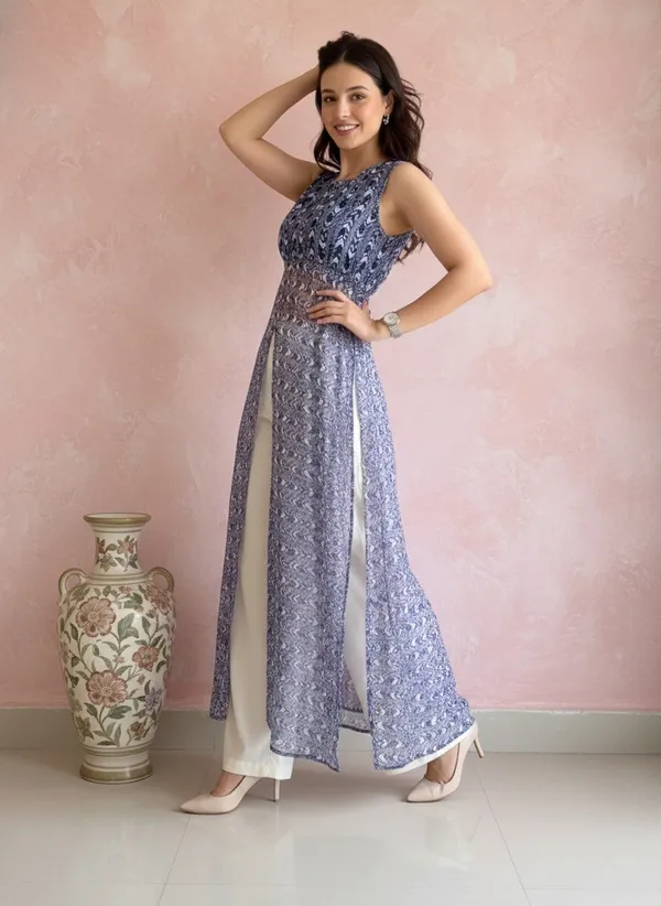 Blue_Rayon_Dress_For_Women