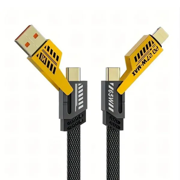 Aertek_4_In_1_65W_Fast_Charging_Data_Cable_Black_Default_Title