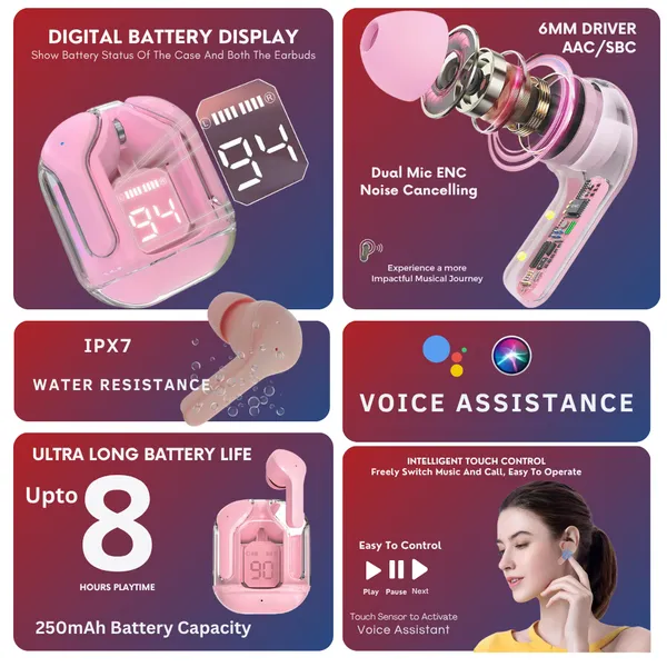 Aertek_Ultrapods_Tws_Earbuds_Pink_Default_Title