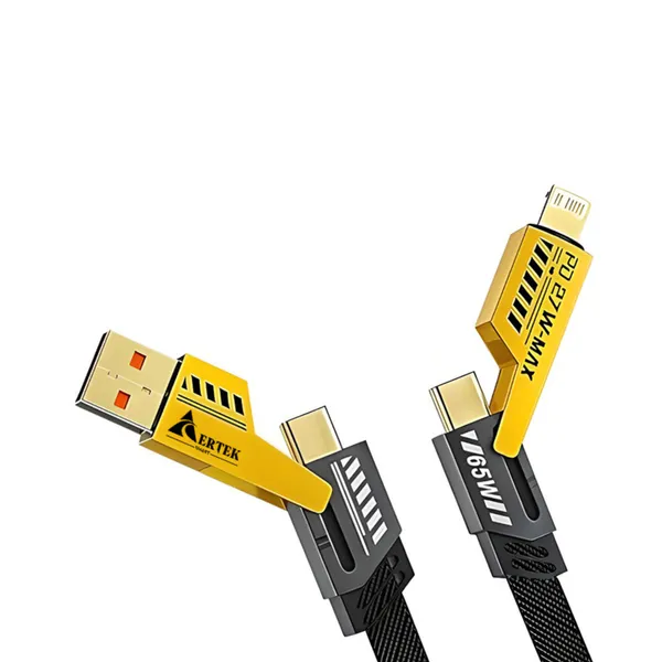 Aertek_Airdopes_151_Earbuds_Blue_4_In_1_65W_Cable_Combo_Default_Title