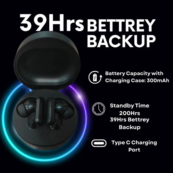 Aertek_Velonpro_40H_Playtime_Tws_Earbuds_Black_Default_Title