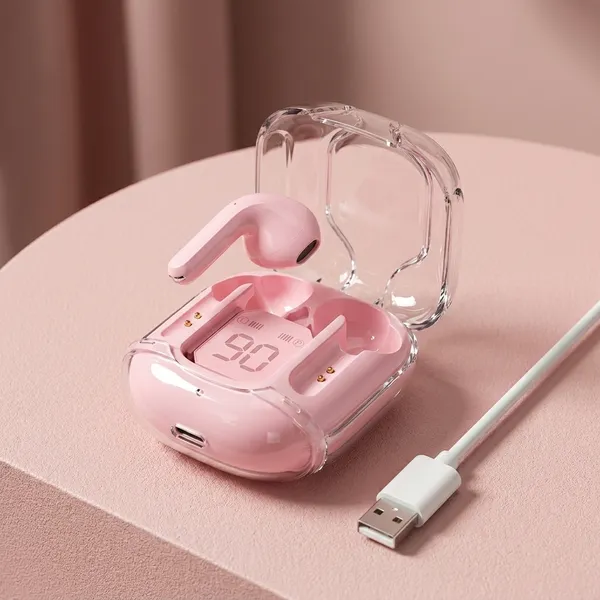 Aertek_Ultrapods_Tws_Pink_4_In_1_65W_Fast_Charging_Data_Cable_Combo_Default_Title