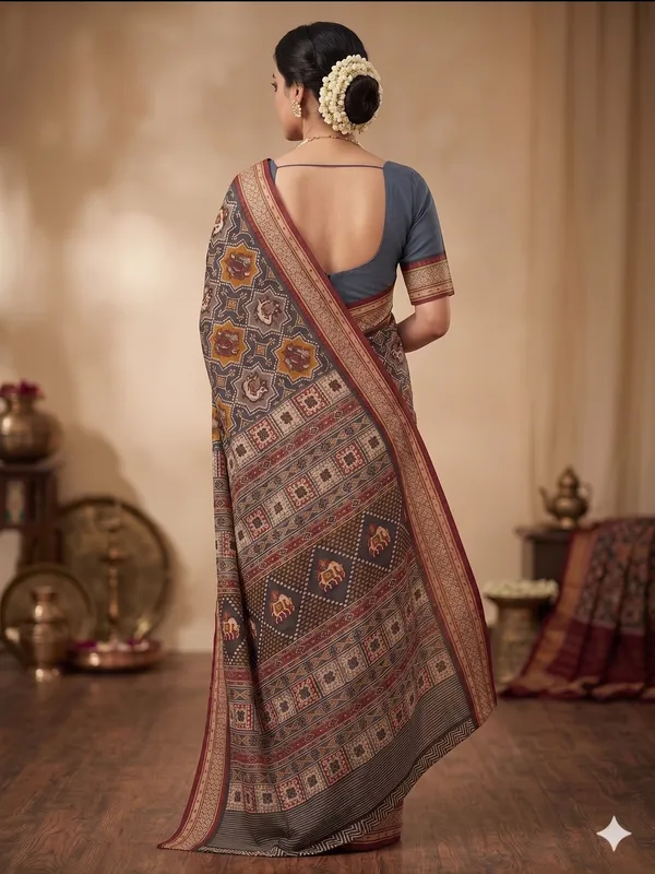 Multicolor_Cotton_Ikat_Woven_Sambalpuri_Saree_For_Women