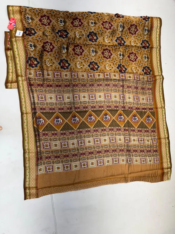 Golden_Brown_Cotton_Zari_Border_Woven_Saree_For_Women