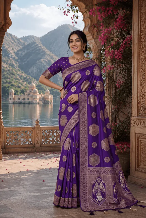 Royal_Purple_Banarasi_Silk_Saree_With_Gold_Zari_Work_For_Women