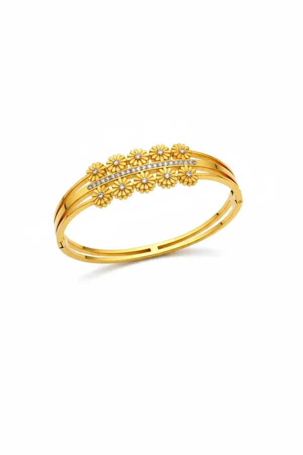 18K_Gold_Plated_Bloom_Diamond_Accented_Bracelet