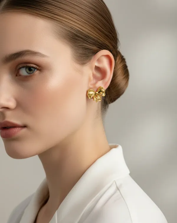 18K_Gold_Plated_Bow_Stud_Earrings