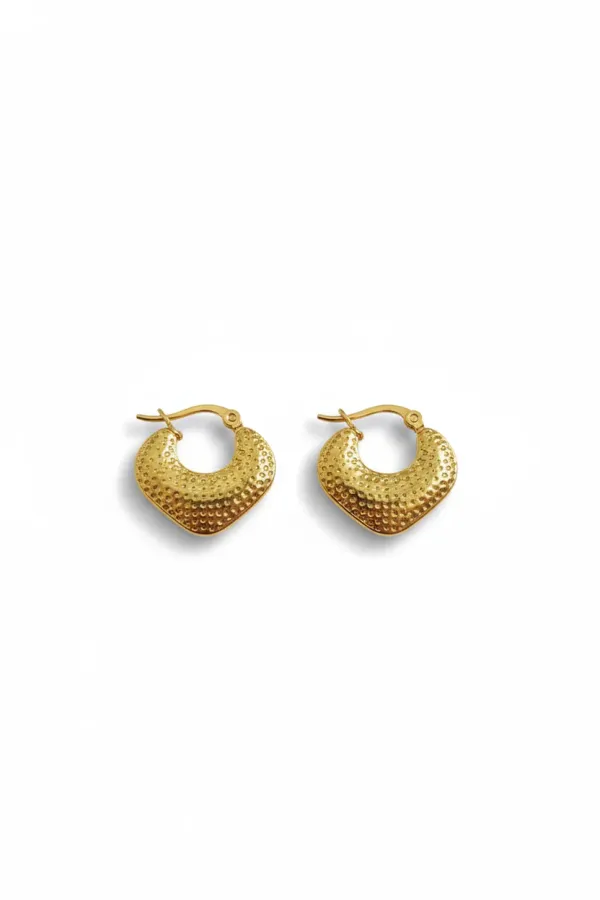 Gold_Textured_Hoop_Earrings_For_Women