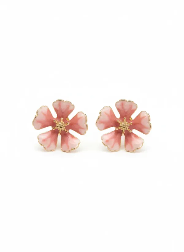 Enamel_Floral_Stud_Earrings
