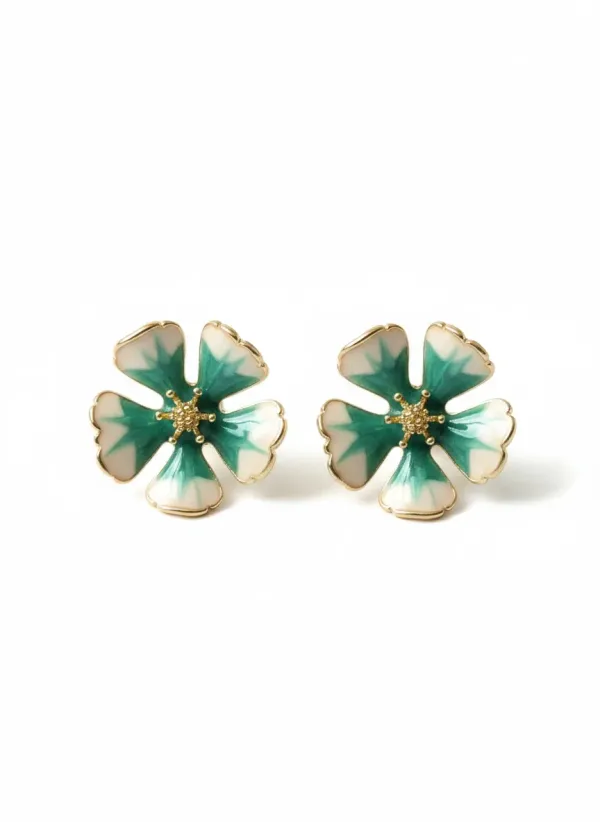 Enamel_Floral_Stud_Earrings