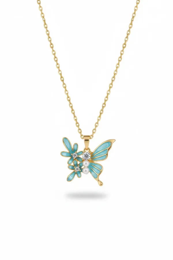 18K_Gold_Plated_Butterfly_Pendant_Necklace_With_Blue_Enamel_Pearls