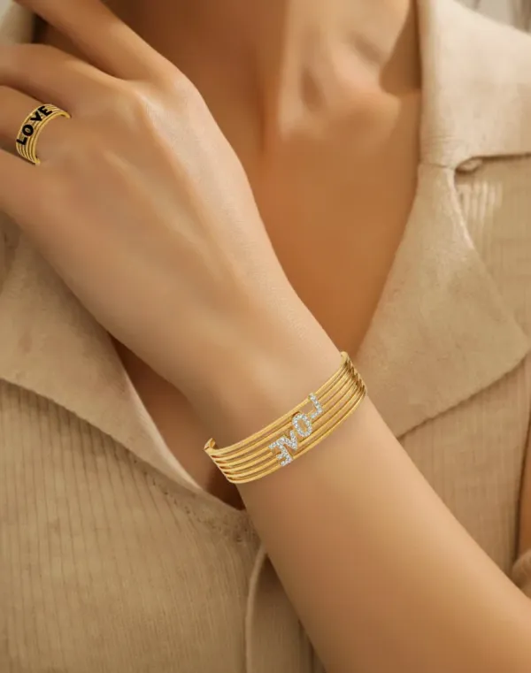 18K_Gold_Plated_Love_Bracelet_And_Ring_Combo_Set