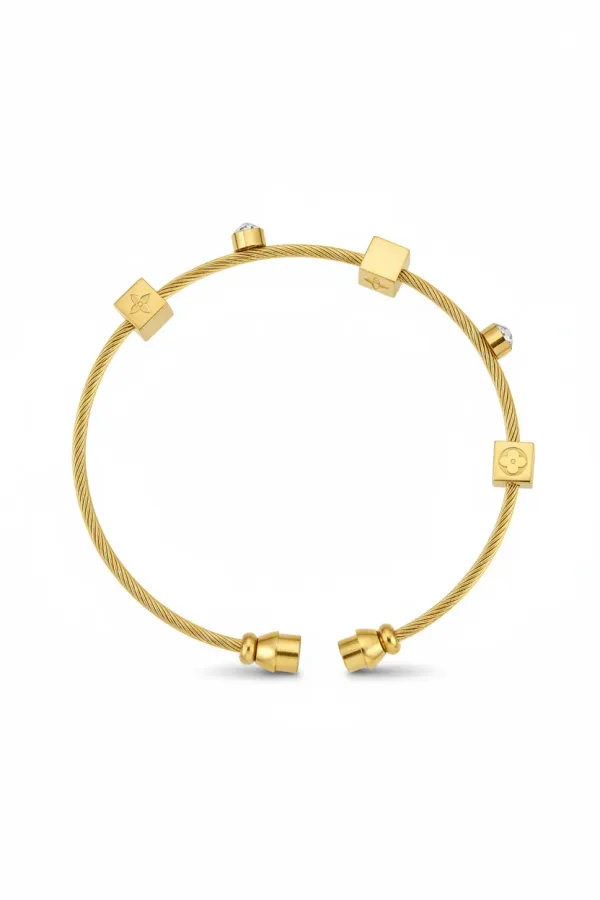 Luxury_Gold_Plated_Cable_Wire_Bracelet_With_Cube_Charms_Crystals_For_Women