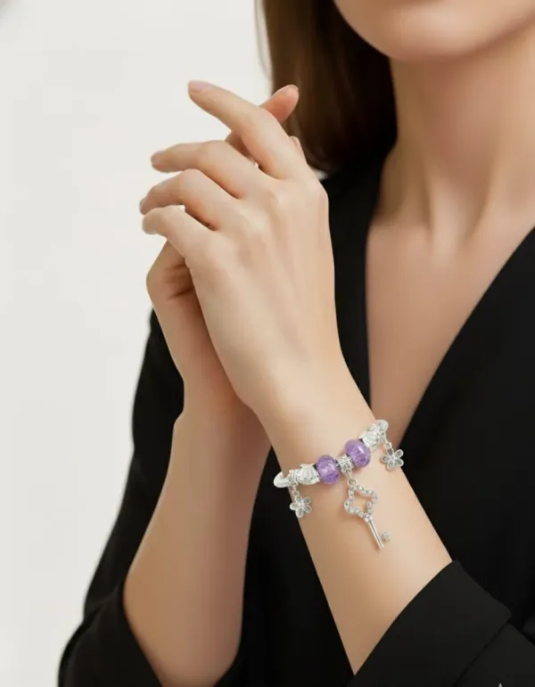 Charms_Pandora_Bracelet_Oxidised_Slip_On_Link_Beads_Bracelet_For_Women_(_Pack_Of_2_)