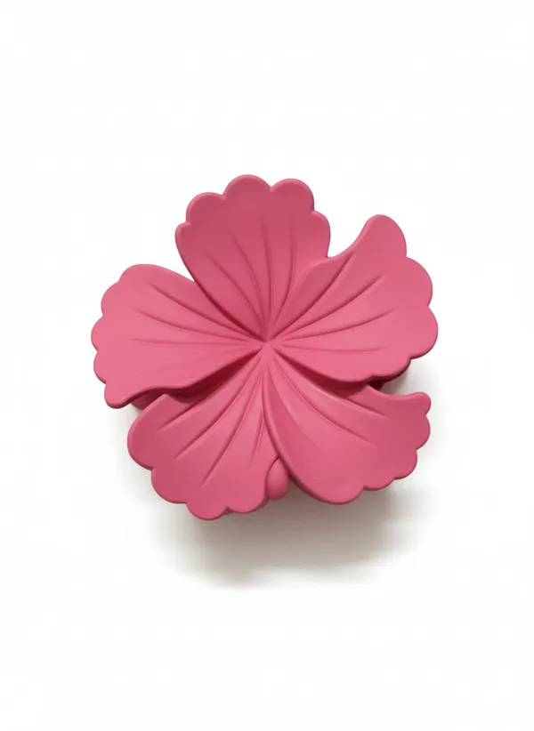 Flower_Hair_Clutcher_Durable_Grip_Clip_For_Women