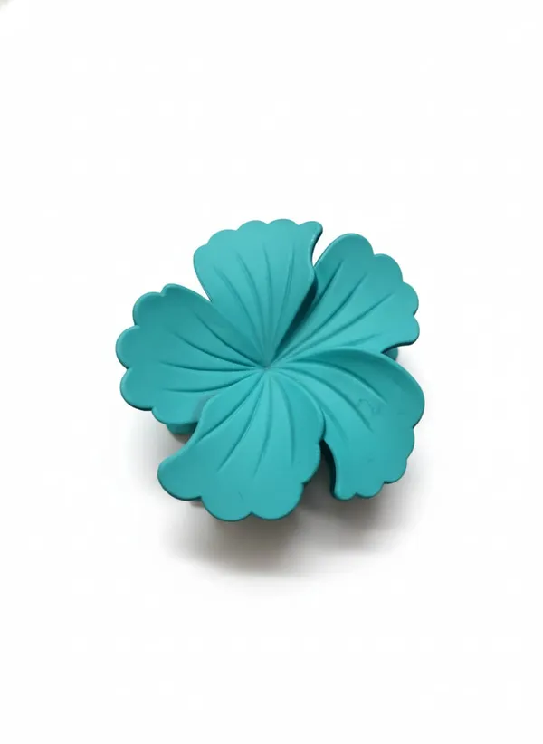 Flower_Hair_Clutcher_Durable_Grip_Clip_For_Women