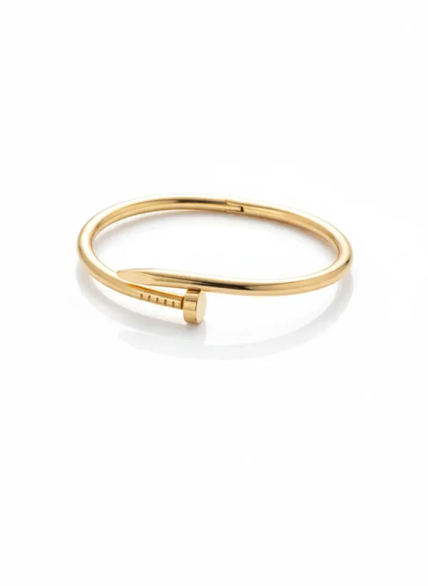 Premium_Gold_Plated_Nail_Design_Bracelet_For_Women