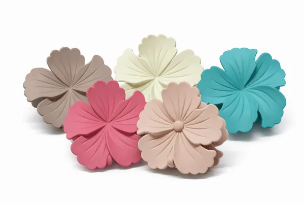 Flower_Hair_Clutcher_Durable_Grip_Clip_For_Women